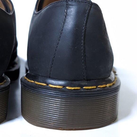 Vintage DR MARTENS Black 1461 MADE IN ENGLAND Shoes  MEN'S US Size 11 | UK 10 - Picture 8 of 13